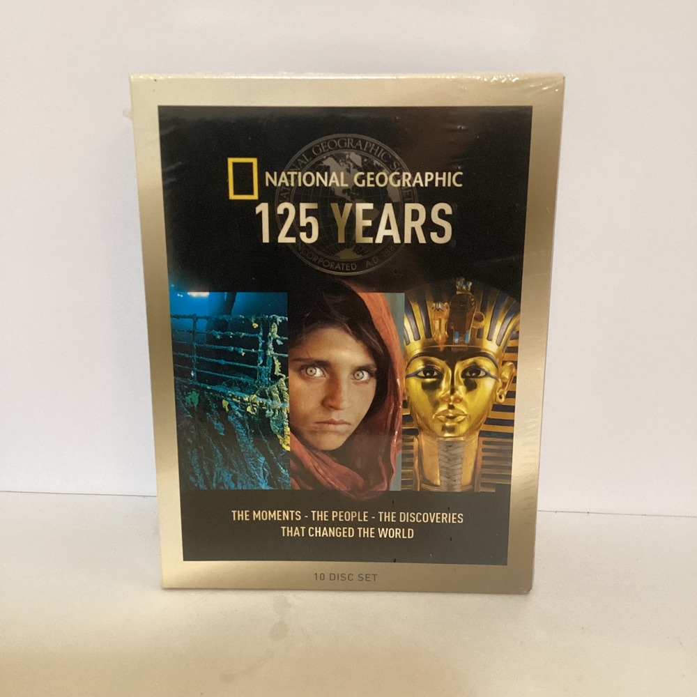 National Geographic 125 Years 10 Disc DVD Box Set New Sealed CS93228 Documentary